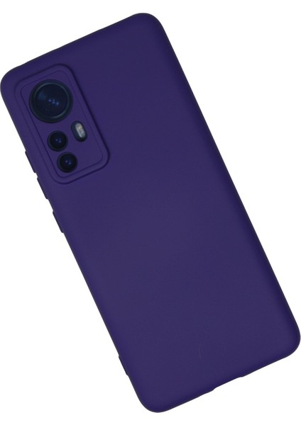 Xiaomi Mi 12X Kılıf Nano Içi Kadife Silikon - Mor 300099 fiyatları