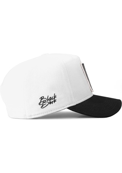 V1 Baseball Panter - 4 Kod Logolu Unisex Beyaz-Siyah Siperli Şapka (Cap) fiyatları