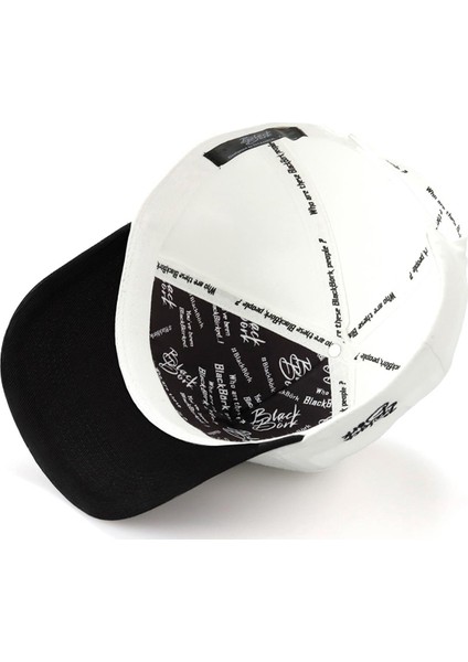V1 Baseball Kartal - 4 Kod Logolu Unisex Beyaz-Siyah Siperli Şapka (Cap) modelleri
