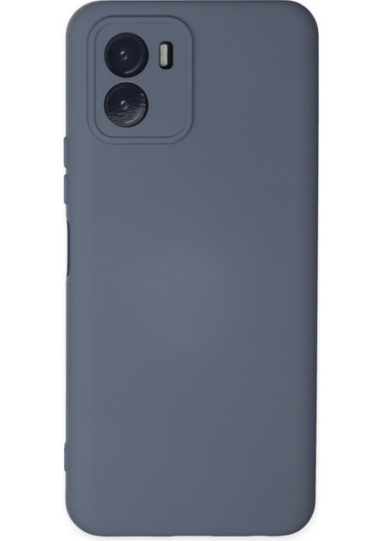 Vivo Y15S Kılıf Nano Içi Kadife Silikon - Gri 300099