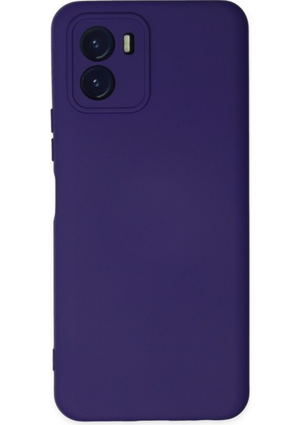 Vivo Y15S Kılıf Nano Içi Kadife Silikon - Mor 300099