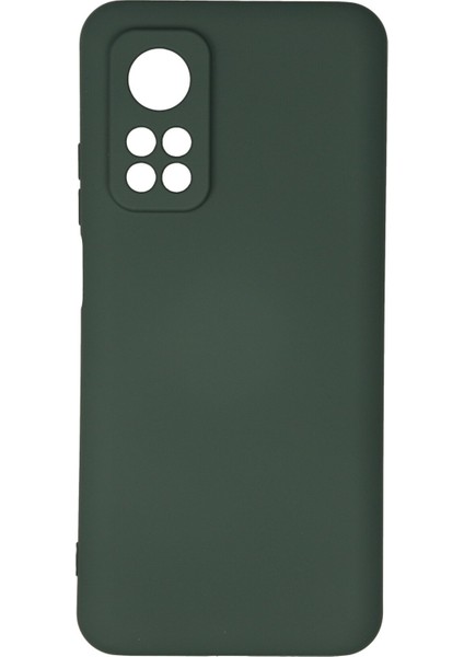 Xiaomi Mi 10T Pro Kılıf Nano Içi Kadife Silikon - Koyu Yeşil 300099