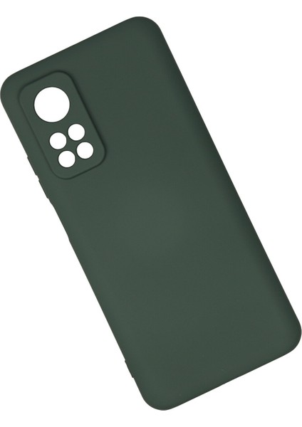 Xiaomi Mi 10T Pro Kılıf Nano Içi Kadife Silikon - Koyu Yeşil 300099