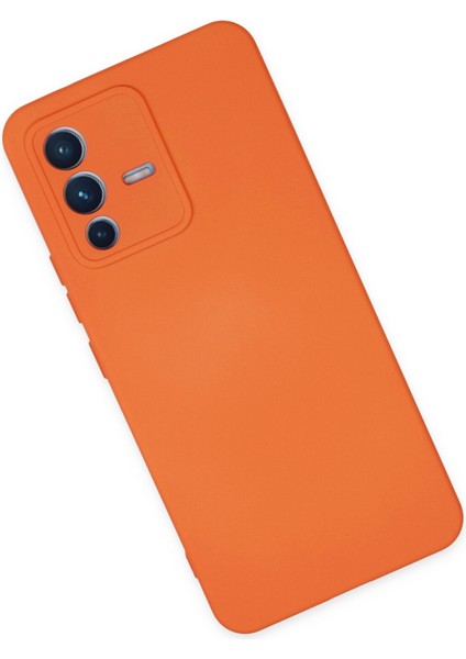 Vivo V23 5g Kılıf Nano Içi Kadife Silikon - Turuncu 300099 fiyatları