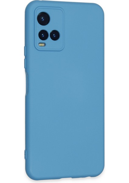 Vivo Y21 Kılıf Nano Içi Kadife Silikon - Mavi 300099