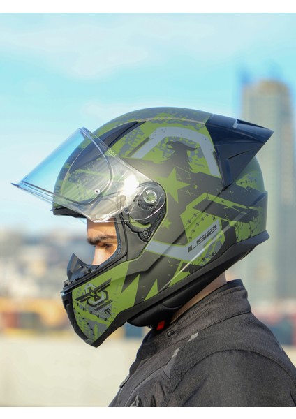 Rapıd 2 Race Thunder Bırds Mat Yeşil-Siyah-Gri Kask fiyatları