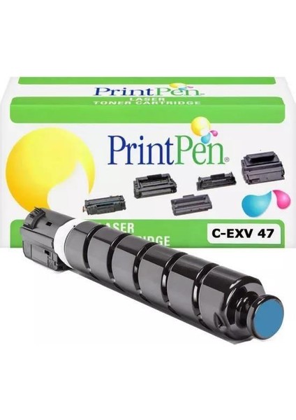 Canon C-EXV47 & Gpr-51 & Npg-65 Magenta (340GR/21,5K)