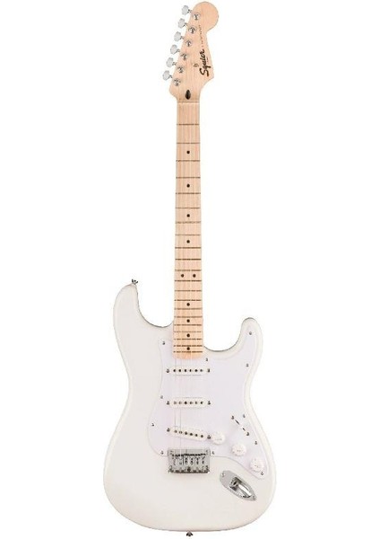 Sonic Stratocaster Hard Tail Akçaağaç Klavye Wpg Arctic White Elektro Gitar