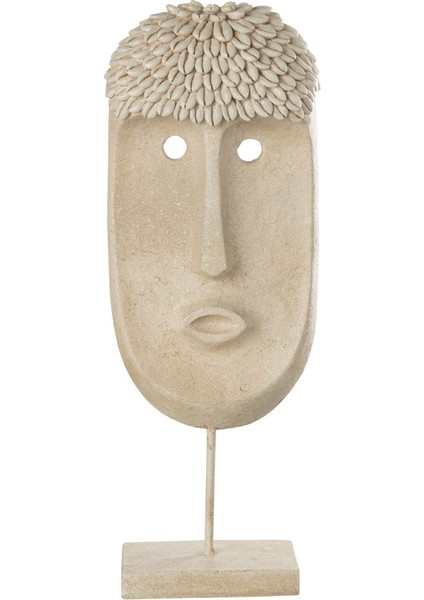 Kabuk Detaylı Etnic Surat L / Ekru