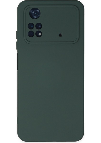 Xiaomi Poco M4 Pro 4g Kılıf Nano Içi Kadife Silikon - Koyu Yeşil 300099