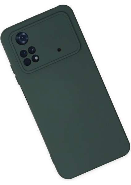Xiaomi Poco M4 Pro 4g Kılıf Nano Içi Kadife Silikon - Koyu Yeşil 300099 fiyatları