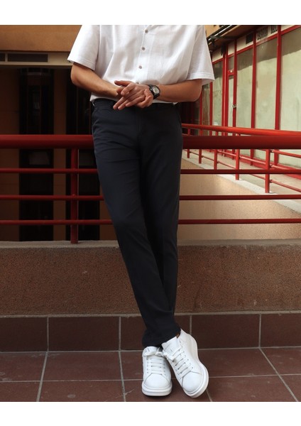 Erkek, Slim-Fit, Esnek Kumaş, Yıkamalı, Old Money Culture, Pantolon 24INP277 fiyatları
