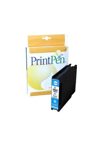 Prıntpen Epson T9082 (C13T908240) Cyan (4k)