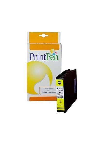 Prıntpen Epson T7554XL (C13T755440) Yellow Yüksek Kapasite (4k)