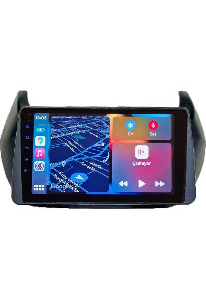 Fiat FIORINO(2006-2022 Yıl)2gb Ram 32GB Rom Hafıza Multimedya Android Sürüm 13 Kablosuz Carplay Navigasyon 9 Inç Ekran