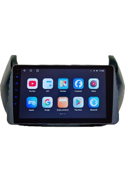 Fiat FIORINO(2006-2022 Yıl)2gb Ram 32GB Rom Hafıza Multimedya Android Sürüm 13 Kablosuz Carplay Navigasyon 9 Inç Ekran