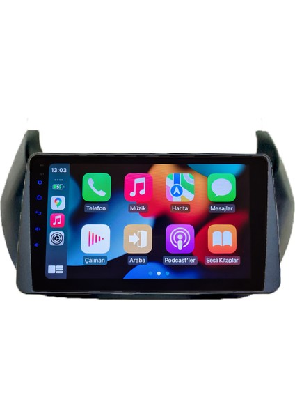 Fiat FIORINO(2006-2022 Yıl)2gb Ram 32GB Rom Hafıza Multimedya Android Sürüm 13 Kablosuz Carplay Navigasyon 9 Inç Ekran