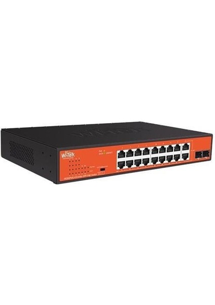 Wı-Tek 16PORT 197W Full Poe WI-PS318GFH Gıgabıt 2x Sfp Yönetilemez Switch fiyatları