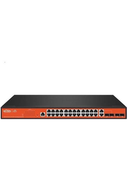 Wı-Tek 24PORT 370W Full Poe WI-PCMS328GF Gıgabıt 4x Sfp Yönetilebilir Switch