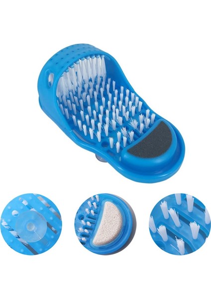 Zhaowen Shop Ayak Fırçası Stili Duş Ayak Scrubber Masaj Temizleyici Spa Peeling Yıkayıcı Yıkama Terliği Aletler Banyo Banyo Ayak Fırçaları Ölü Sk Kaldır (Yurt Dışından)