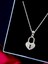 Alâ Silver Jewellery Kalp Kilit Taşlı Tasarım 925 Ayar Gümüş Kolye 2