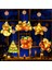 Window Decoration Lights Vantuzlu Yılbaşı Süsü Ledli Zil 4