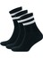 Kral Socks  Erkek Kadın (3 Çift) Çizgili Kolej Tenis Çorabı Pamuklu Terletmez Çorap 2