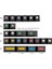 128 Tuşlar/set Nokta Keycaps Kiraz Profili Mx Anahtarı Için Pbt Anahtar Caps Mekanik Klavye Boya Süblimasyon Anahtar Kapağı (Yurt Dışından) 2