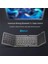 Windows Android Tablet Telefon Için 3 Kanal Bağlantılı Taşınabilir Mini Katlanır Kablosuz Bluetooth 5.1 Klavye, Gümüş (Yurt Dışından) 4