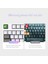 Mekanik Oyun Klavyesi Mini Klavye Tuş Rgb Pbt Klavye Tuş Seti Kiraz Mx Anahtarı PBT61/64/68/71/82/84 Tuşları Turuncu (Yurt Dışından) 3