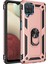 Samsung Galaxy A22 Kılıf Sofya Yüzüklü Silikon Kapak - Rose 300099 1