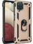Samsung Galaxy M32 Kılıf Sofya Yüzüklü Silikon Kapak - Gold 300099 1