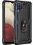 Samsung Galaxy M32 Kılıf Sofya Yüzüklü Silikon Kapak - Siyah 300099 1