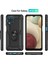 Samsung Galaxy M32 Kılıf Sofya Yüzüklü Silikon Kapak - Siyah 300099 3