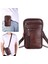 A 1 Adet Çok Amaçlı Rahat Erkek Deri Telefon Kılıfı Kemer Anti-Hırsızlık Moda Bel Fermuarlı Çanta Pu Çanta Crossbody Omuz Paketi (Yurt Dışından) 3