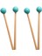 Adet Yumuşak Kauçuk Kafa Sopa Ahşap Saplı Çan Tokmaklar Glockenspiel Ksilofon Çan Müzik Aletleri Parçaları Yeşil (Yurt Dışından) 1