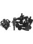 Gitar Mühürlü Küçük Peg Tuning Pegs Akustik Elektro Gitar Gitar Parçaları Için Akort Makine Kafaları (Siyah 3R3L) (Yurt Dışından) 2