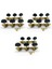 3x Sol Sağ Klasik Gitar Teli Tuning Pegs Makine Kafaları Tuner Tuşları 3L3R Profesyonel Gitar Aksesuarları, Siyah (Yurt Dışından) 1