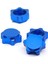 8 Adet Alüminyum Jant Göbeği Kapağı 17MM Altıgen Somun 1/8 Rc Araba Için, Mavi (Yurt Dışından) 3