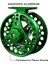 Yeşil Stil 7000 Serisi Fly Fishing Reel 2 + 1bb Büyük Çardak Alaşımlı Alüminyum Alabalık Fly Fishing Wheel Reel Mücadele Için Değiştirilebilir Fly Reel (Yurt Dışından) 2