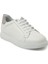 Erkek Sneaker ( Günlük) KA-C11744 John May Casual Beyaz Maçka-Taş Süet 1