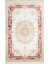 Isfahan İSF07 Red Modern ve Geleneksel Desenli Yüksek Kalite Sık Dokuma 150 Tarak Ipek Halı 1