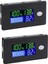 2x Kapasiteli Monitör, 10-100V Metre, 12V 24V 48V Yüzde Gerilim Fahrenheit Sıcaklık Göstergesi Ölçer (Yurt Dışından) 1