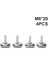 4pcs M6 M8 15/20/25MM Ayarlanabilir Çelik Mobilya Ayakları Kaymaz Taban Masası (Yurt Dışından) 2