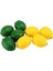 8 Paket Yapay Limon Meyve Vazo Dolgu Ev Mutfak Parti Dekorasyonu Için, Sarı ve Yeşil (Yurt Dışından) 1