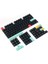 Metropolis Keycaps Süblimasyon Pbt Mekanik Klavye 129 Anahtar Kapağı Kiraz Profili 87/104 98068 Klavye Tuşları (Yurt Dışından) 1