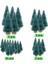 35 Pcs Minyatür Noel Ağacı Yapay Kar Don Çam Noel Dıy Zanaat Parti Dekorasyonu Için (4 Boyut) (Yurt Dışından) 3