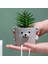 Yapay Saksı Bitki Etli Bitki Sevimli Asılı Bacak Seramik Saksı Succulents Dekor Masa Raf A (Yurt Dışından) 4