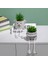 Yapay Saksı Bitki Etli Bitki Sevimli Asılı Bacak Seramik Saksı Succulents Dekor Masa Raf A (Yurt Dışından) 5