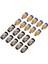 PC4-M10 Düz Pnömatik Bağlantı Elemanı Itmeli Bağlantı + Pc4-M6 3D Yazıcı Bowden Ekstruder Için Hızlı Bağlantı Elemanı (20 Adetlik Paket) (Yurt Dışından) 2